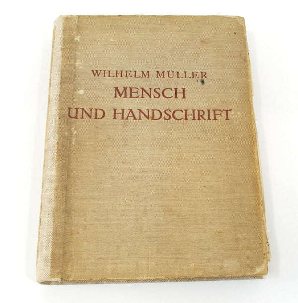 Vintage Wilhelm Müller – Mensch und Handschrift