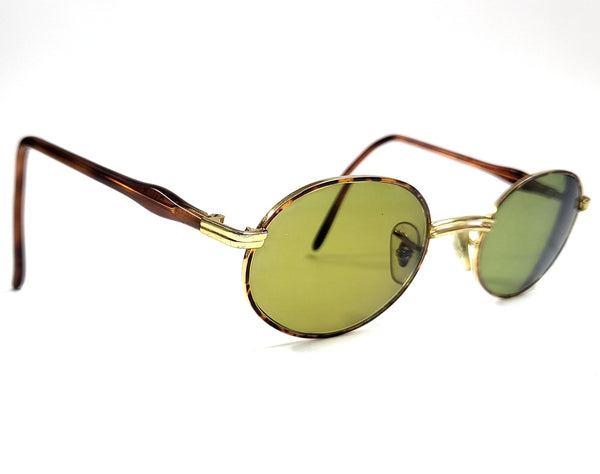 Vintage Ray-Ban B&L Rituals W2543 zonnebril, goudkleurig montuur, havanabruin