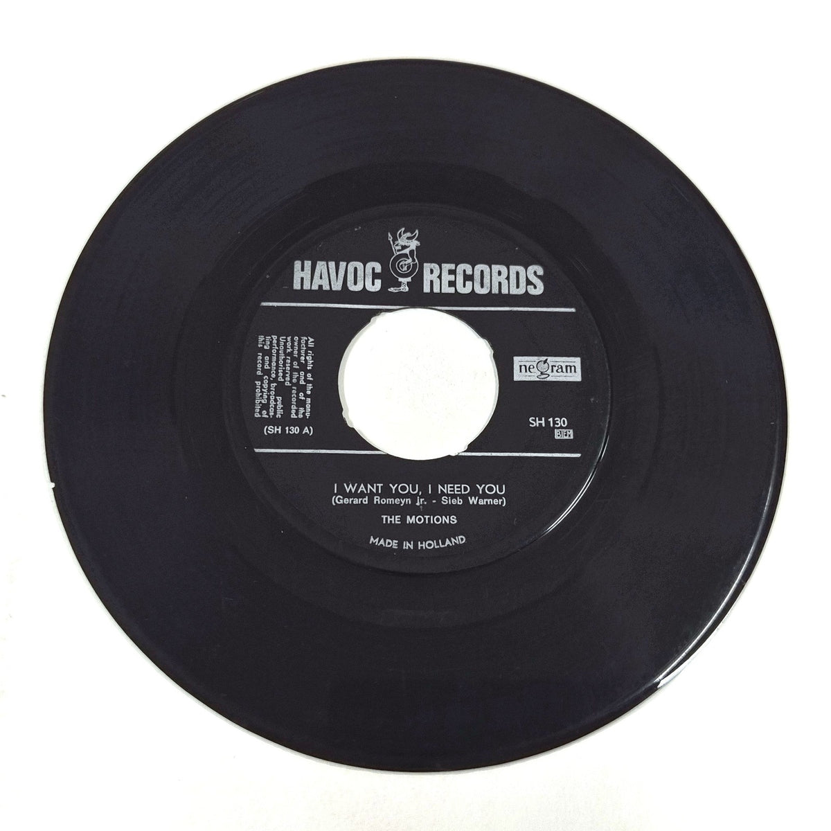 The Motions – I Want You, I Need You / Suzie Baby