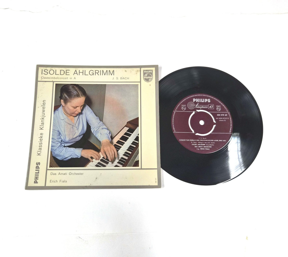 Isolde Ahlgrimm – Klavecimbelconcert in A groot, BWV 1055 (EP)