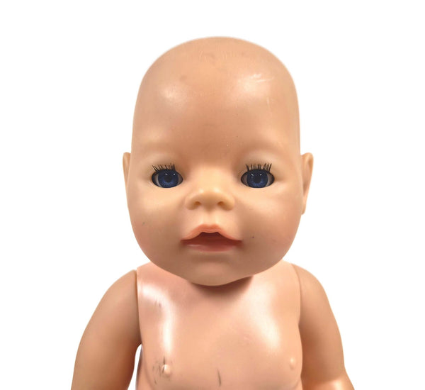 Vintage Zapf Creations babypop met drink-en-plasfunctie en slaapogen