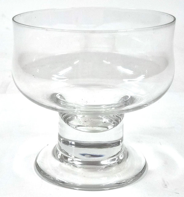 Vintage kristallen cognacglas met ballonkelk op voet