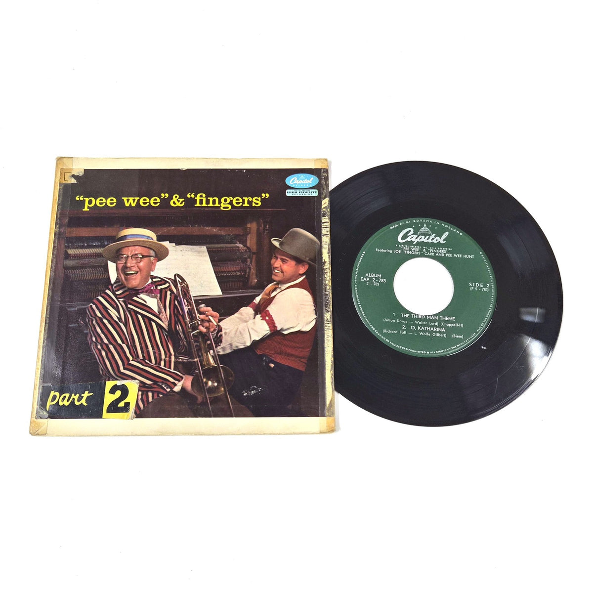 Vintage Pee Wee Hunt & Joe “Fingers” Carr – Pee Wee & Fingers Part 2 (EP)