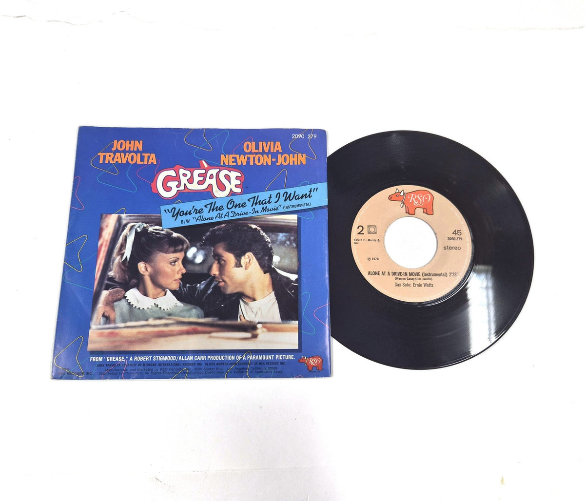 John Travolta & Olivia Newton-John – You're The One That I Want / Alone At A Drive-In Movie (Instrumental)