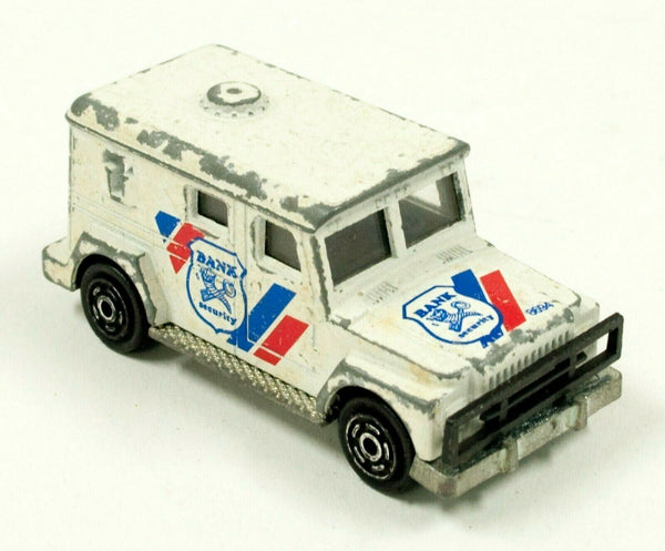 Vintage Majorette 204 Bank Security truck, diecast, Frankrijk