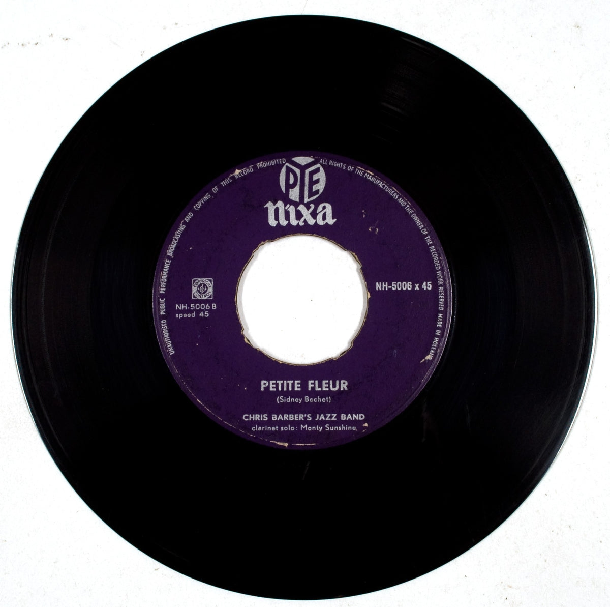 Chris Barber's Jazz Band – Thriller Rag / Petite Fleur