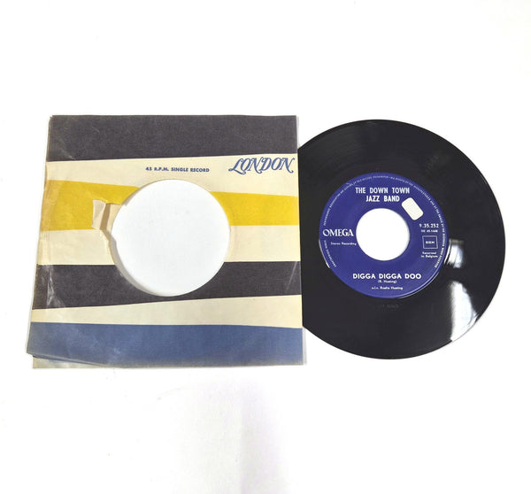 Vintage single The Down Town Jazz Band – Digga Digga Doo / Tiger Rag