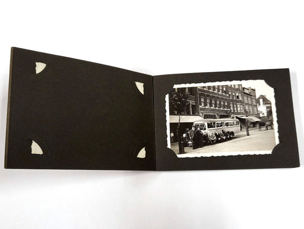 Vintage 13 originele foto's van een autobus uit 1932