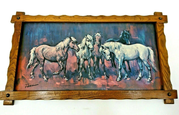Ingelijste paardenprent, Heinrich Faust