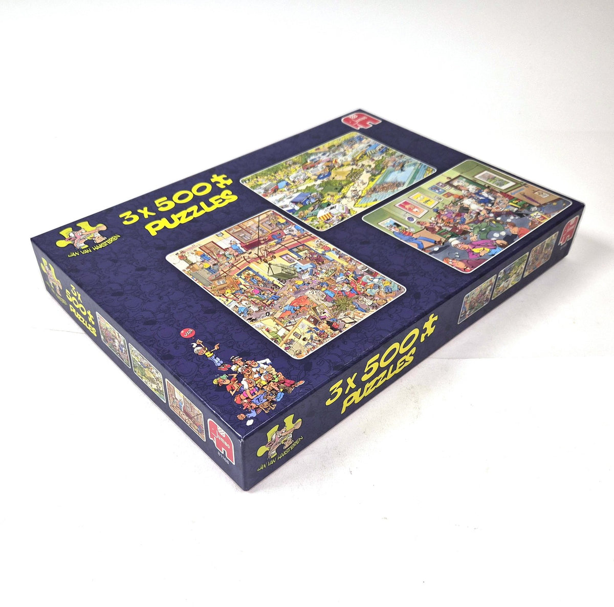Jan van Haasteren 3 × 1000 puzzel – Olympics, United Europe, New York Marathon (Jumbo)