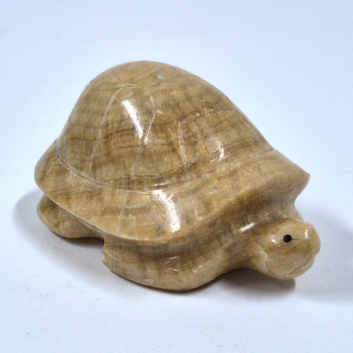 Vintage schildpad van gepolijst onyx