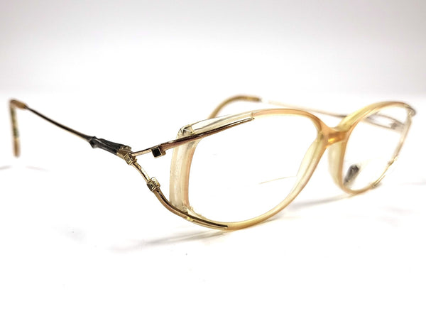 Vintage Menrad Exclusive Line brilmontuur, goudkleurig metaal