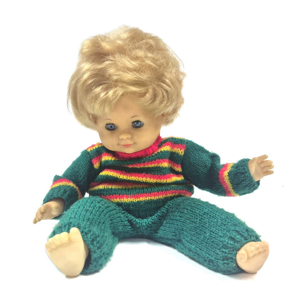 Vintage Famosa babypop met slaapogen, gemaakt in Spanje