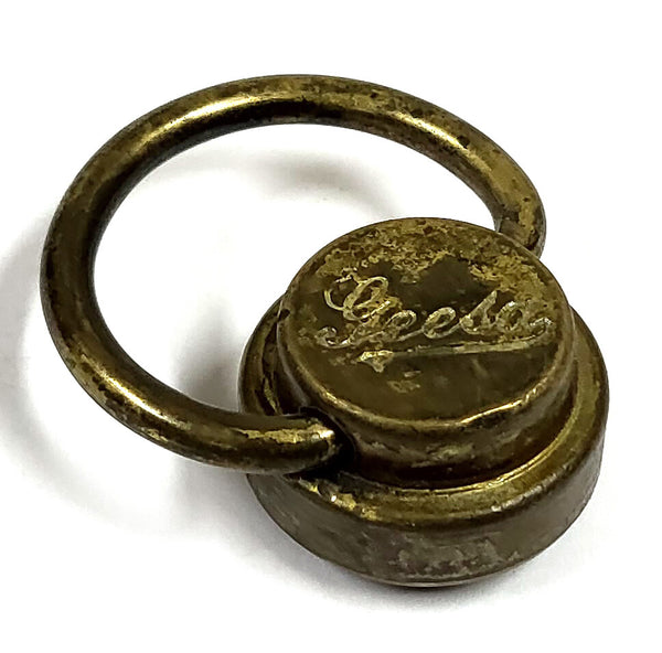 Vintage messing ringgreep, toegeschreven aan Geesa