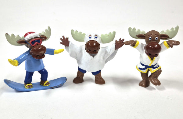 Vintage IKEA Älg-elandfiguurtjes, set van drie