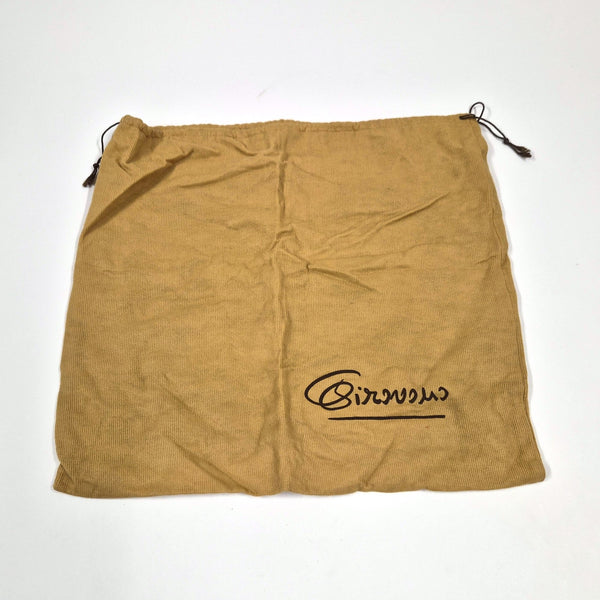 Vintage Girovous stoffen opbergzak met trekkoord
