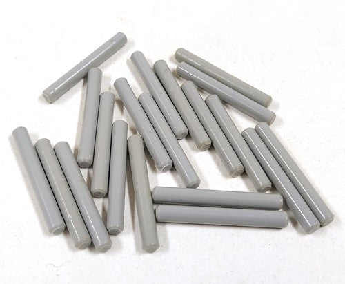 Vintage Fischertechnik 38413 kunststof as 30, grijs, 20 stuks
