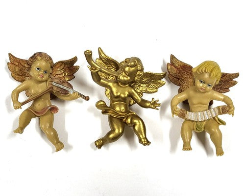Vintage Fontanini engeltje van kunststof voor de kerststal