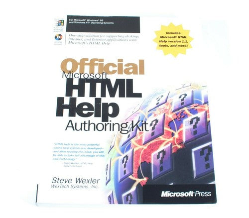 Vintage Official Microsoft HTML Help Authoring Kit – Microsoft Press