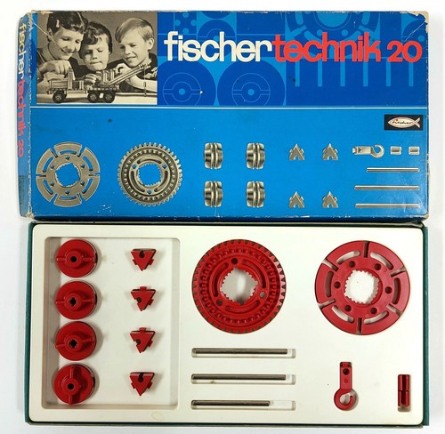 Vintage Fischertechnik 30920 set met 20 onderdelen, West-Duitsland