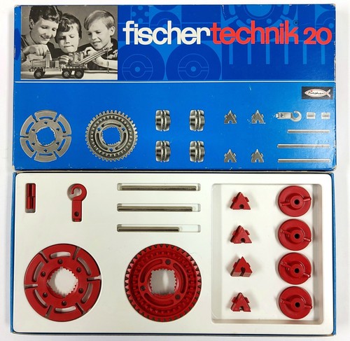 Vintage Fischertechnik 30920 set met 20 onderdelen, West-Duitsland