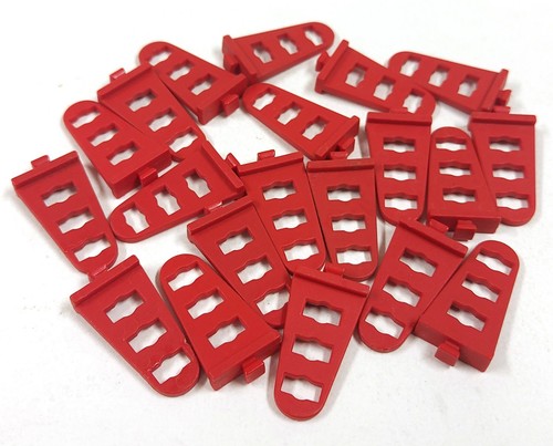 Vintage Fischertechnik koppeling 30 rood – 20 stuks