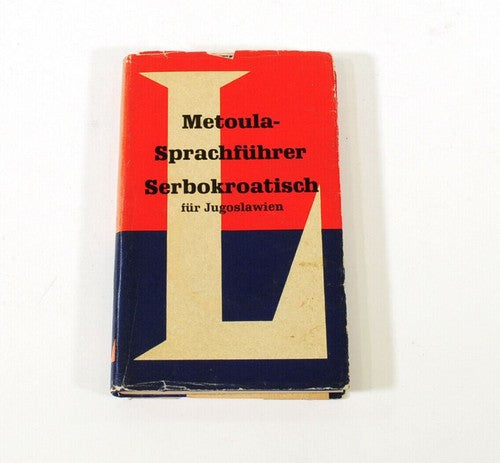 Vintage metoula-Sprachführer Serbokroatisch