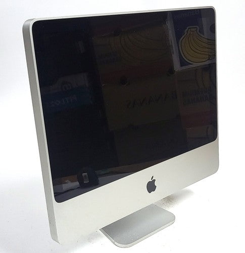 Apple iMac 20" A1224 begin 2008, foutgeluid en geen beeld, voor onderdelen of reparatie