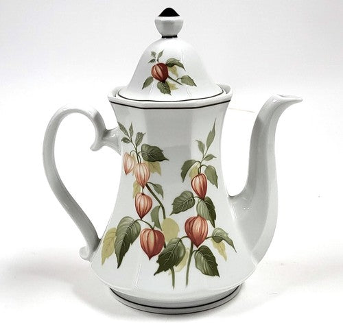 Vintage Winterling Bavaria koffie-/theepot met decor Autumn Fruit