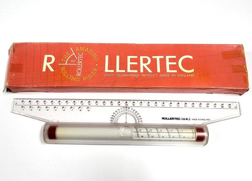 Vintage Rollertec rolliniaal van 30 cm in originele doos