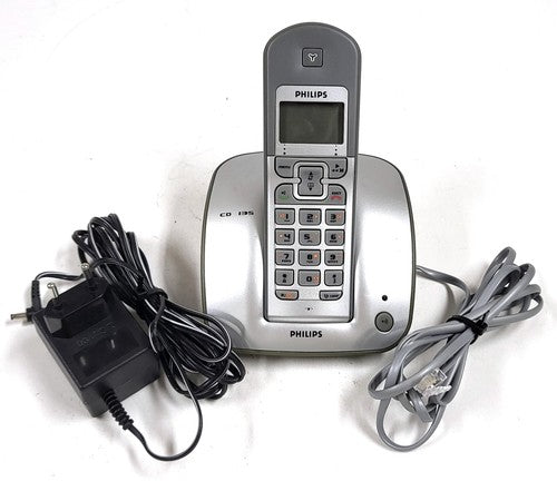 Philips CD135 draadloze telefoon met dock en adapter