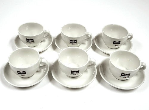 Miko koffiekop-en-schotels, set van 6