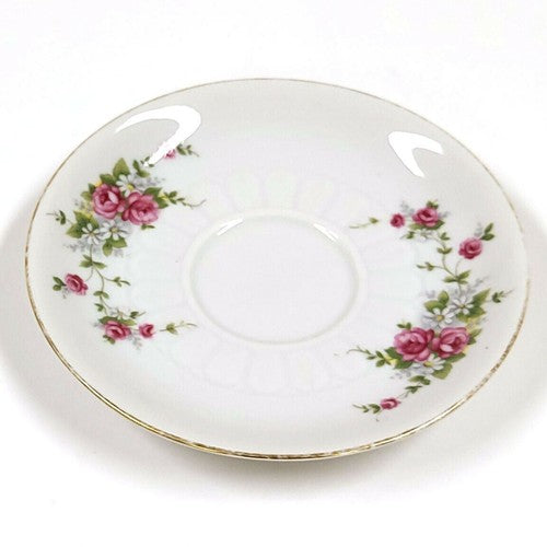 Vintage Bavaria Mitterteich schoteltje van porselein met rozen en gouden rand