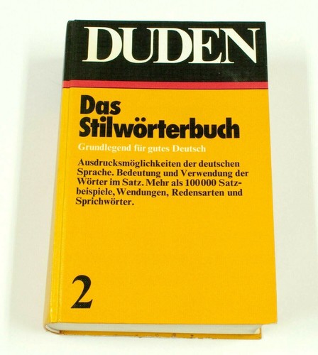 Vintage Duden – Das Stilwörterbuch, Band 2 (1970)