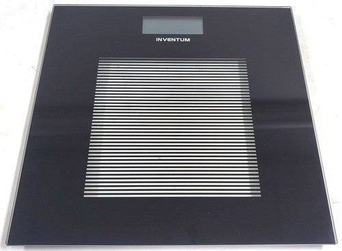 Inventum PW405ZW digitale personenweegschaal, zwart glas