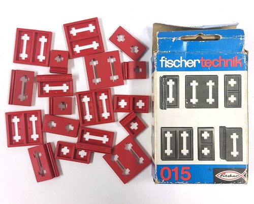 Vintage Fischertechnik 015 set uit 1969, West-Duitsland, 6 onderdelen