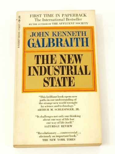 Vintage The New Industrial State – John Kenneth Galbraith (Engels)