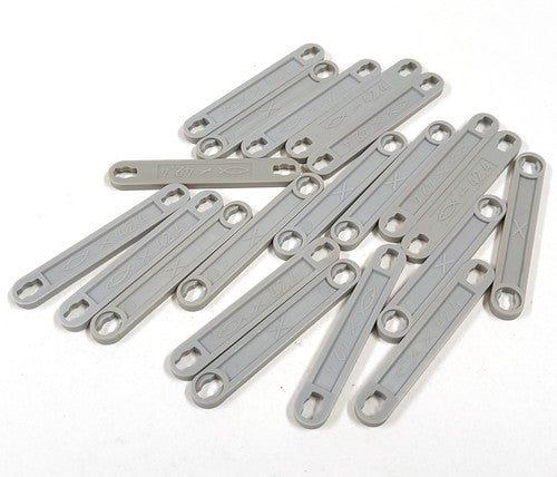 Vintage Fischertechnik 36315 X-strut 42.4 grijs – 20 stuks