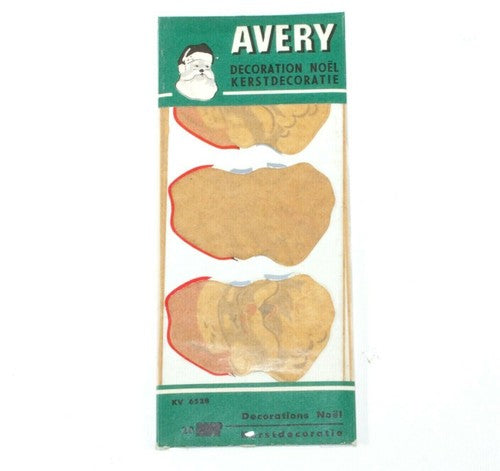 Vintage Avery kerststickers