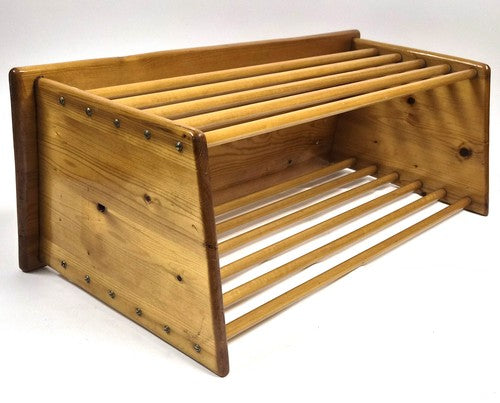 Vintage nederlands keukenrek voor aan de muur, beuken en grenen, Piet Zwart voor Bruynzeel