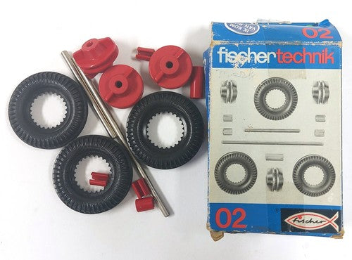 Vintage Fischertechnik 30002 set uit 1967, West-Duitsland, 4 onderdelen