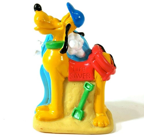Vintage Disney Pluto Life Saver-figuurtje van rubber