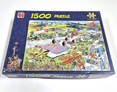 Vintage Jan van Haasteren – Air Show, puzzel van 1500 stukjes