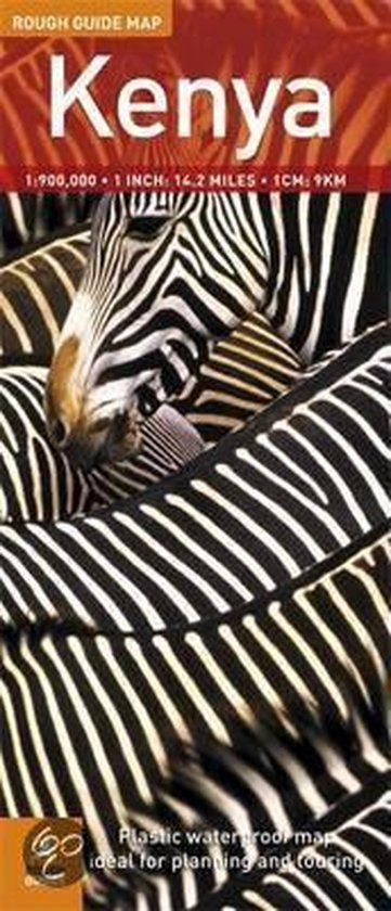 The Rough Guide Country Map to Kenya - Rough Guides