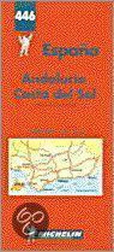 Michelin Spain Southern Map - Michelin 444, Pneu Michelin