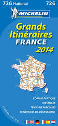 Michelin Frankreich Fernrouten 2014 / Grands Itinéraires France 2014