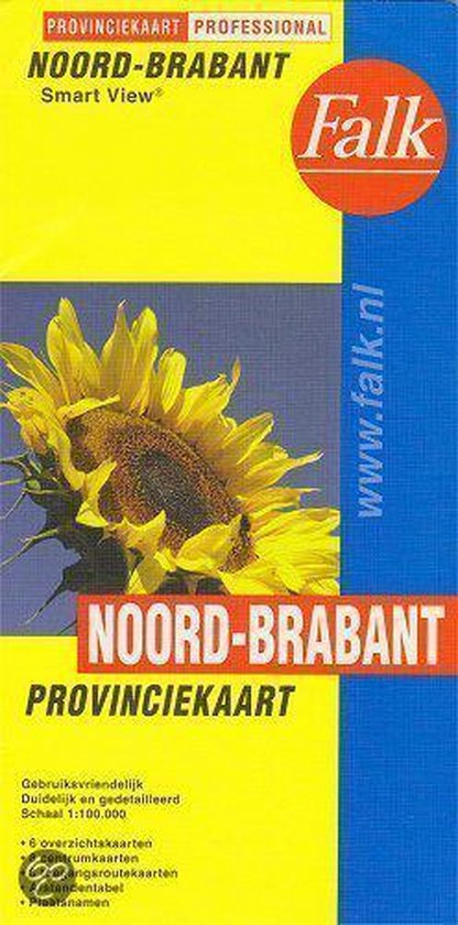 Provinciekaart Noord - Brabant - Falkplan