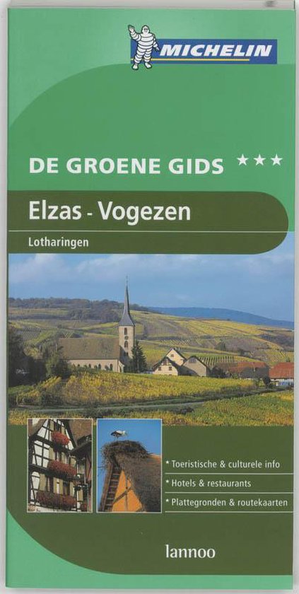 Elzas Vogezen 59291 Groene Gids Nedstalig - Michelin