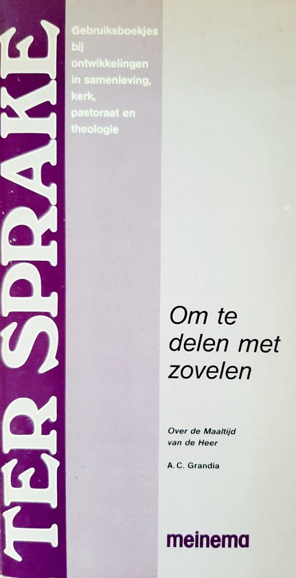 Om te delen met zovelen (ts 56) - Crandia