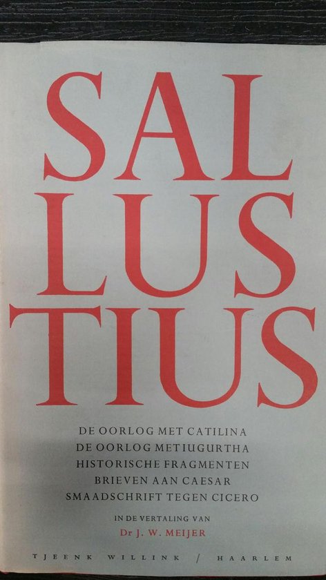 Oorlog met catilini enz - C. Sallustius Crispus